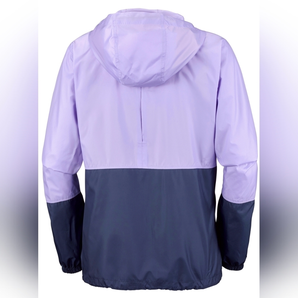 Columbia Flash Forward Hood Colorblock Windbreaker Jacket Size S Used Excellent - Picture 2 of 7